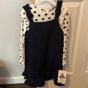 Rare Editions Girls party dress set. NWT